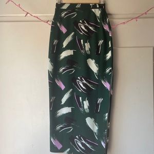 ASOS green skirt